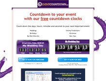 Tablet Screenshot of eventcountdown.com